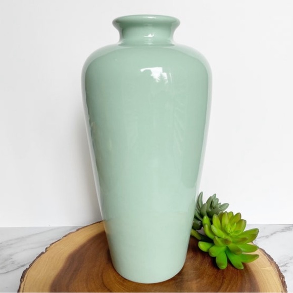 Harris Pottery Accents Vintage Harris Pottery Chicago Seafoam Green
